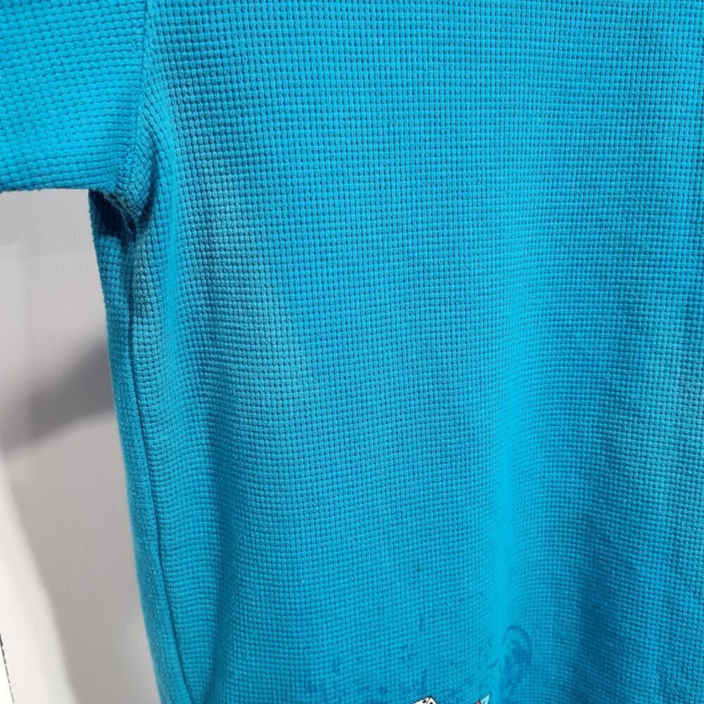 Vintage Phat Farm Classic American Flava Turquoise Men's Long-sleeve Shirt M - Picture 11 of 12